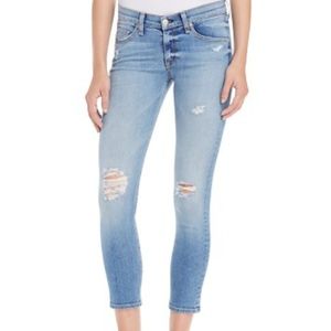 rag & bone Distressed Capri Jean